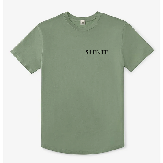 Silente t-shirt green logo