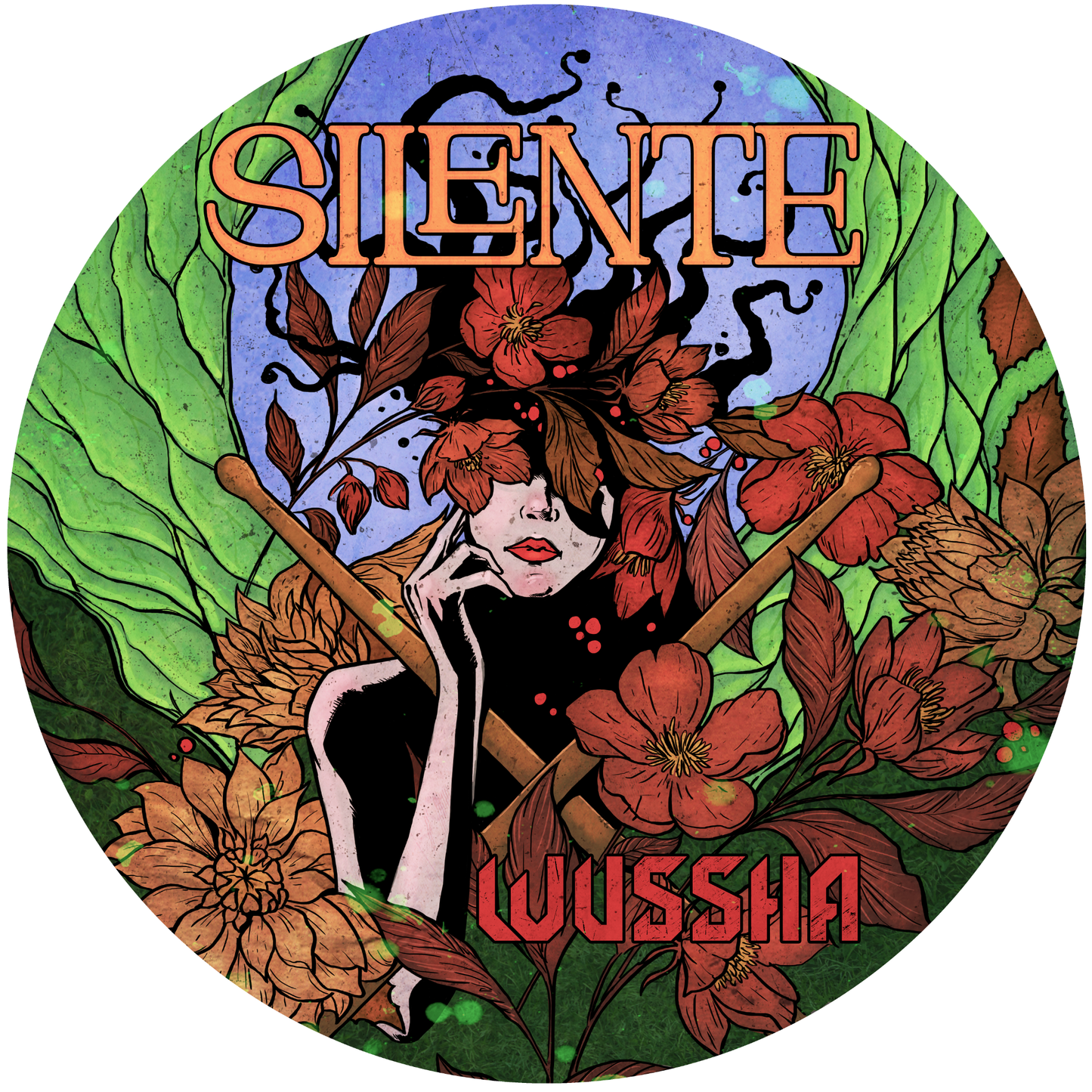 Wussha T-shirt Silente motiv