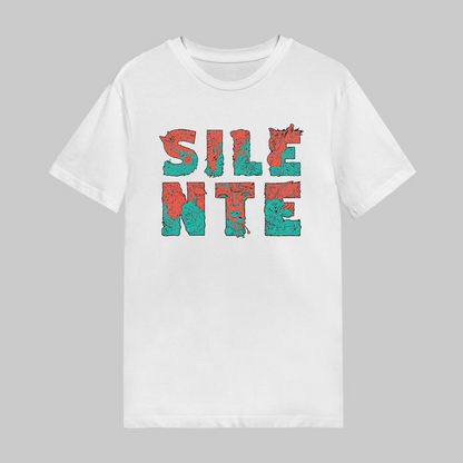 Silente T-shirt logo bijela