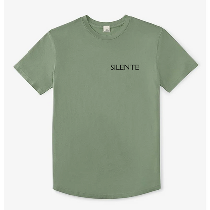 Silente t-shirt green logo