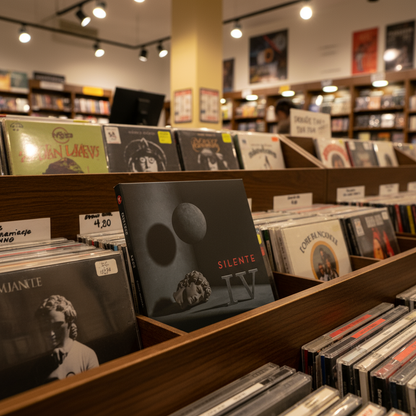 Silente IV CD Shop Mockup