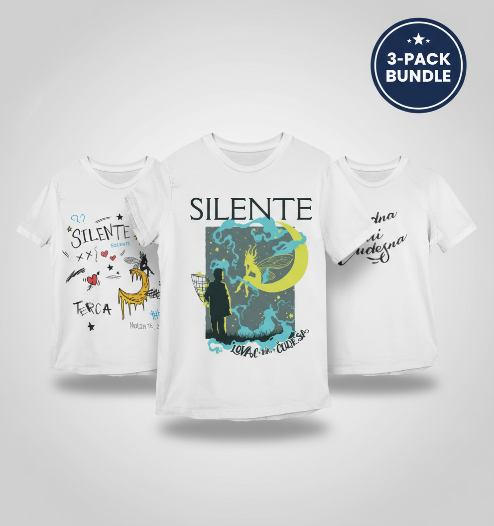 Silente T-Shirt Bundle Mockup