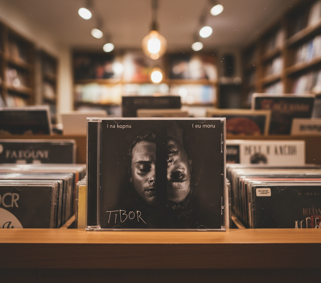 Tibor CD Shop Mockup with Depth