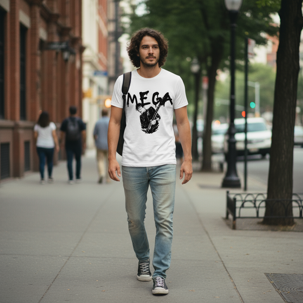 Tibor Mega T-shirt Realistic Mockup
