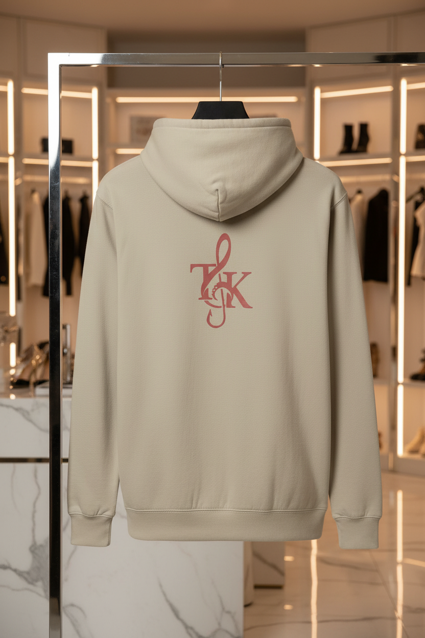 Zbogom adieu hoodie back view in luxury closet